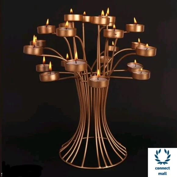 Bunch of Tea Light Candle Holder Stand For Home Decoration/ Candle Holder Stand /Diwali Decoration Items/Diwali Gifts/Diwali Décor. TITLE - Metal, Tea Light Candle Holder, Pack of1